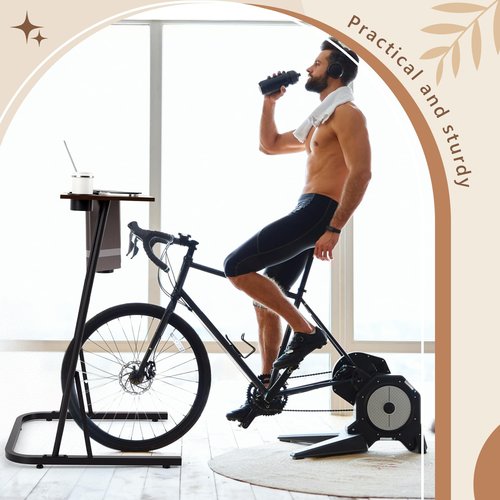 Weysat Adjustable Bike/Treadmill Trainer Fitness Desk for Treadmill, Spinning Cycling Workstation Standing Table, Indoor Cycling Training Standing Table, Indoor Workstation Bike Desk