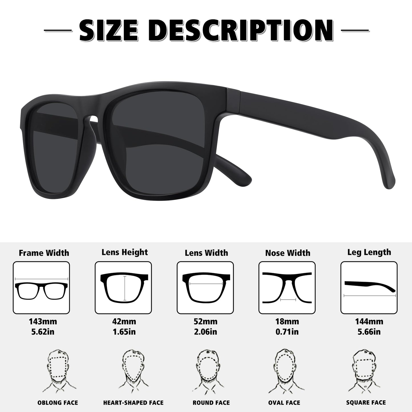 MEETSUN Polarized Sunglasses For Men Women UV Protection Square Frame Sport Fishing Driving Sunglasses
