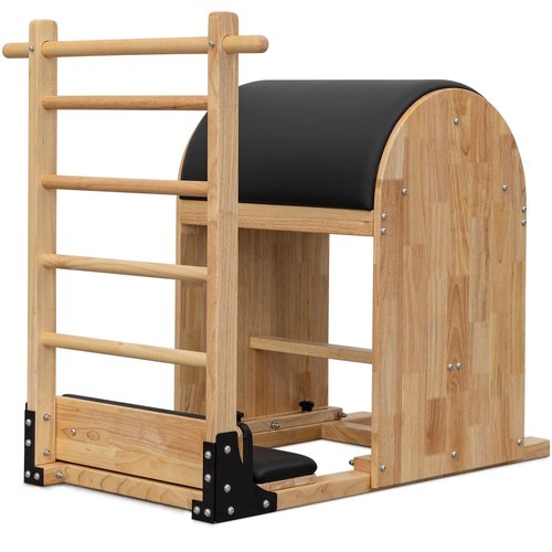 Pilates Ladder Barrel, Pilates Exercise Equipment for Building Strength and Flexibility, Wooden Spine Corrector Pilates Machine, Strength-Training Tool, Pilates Arc for Home Pilates Gym or Studio Use