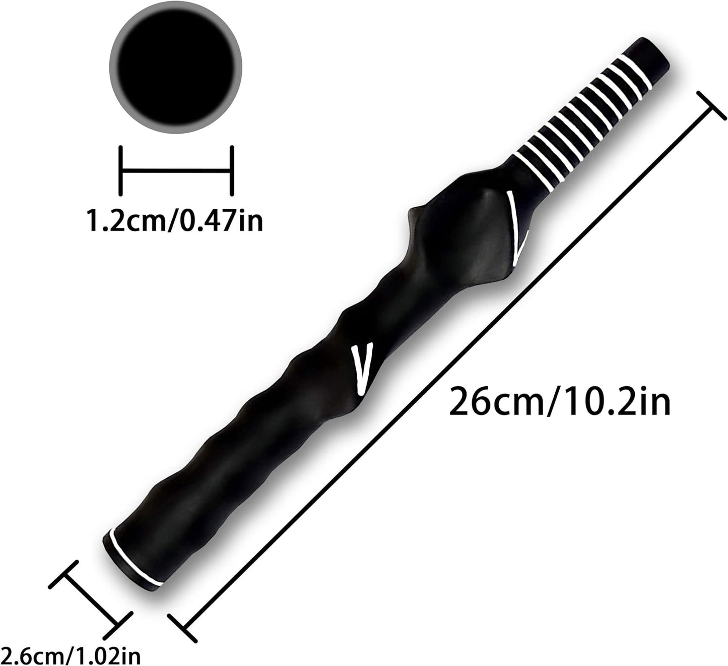 2Pcs Golf Swing Training Grip, Right-Handed Golf Club Grip Trainer, Help Kids and Woman Beginner Learn Correct Grip Posture