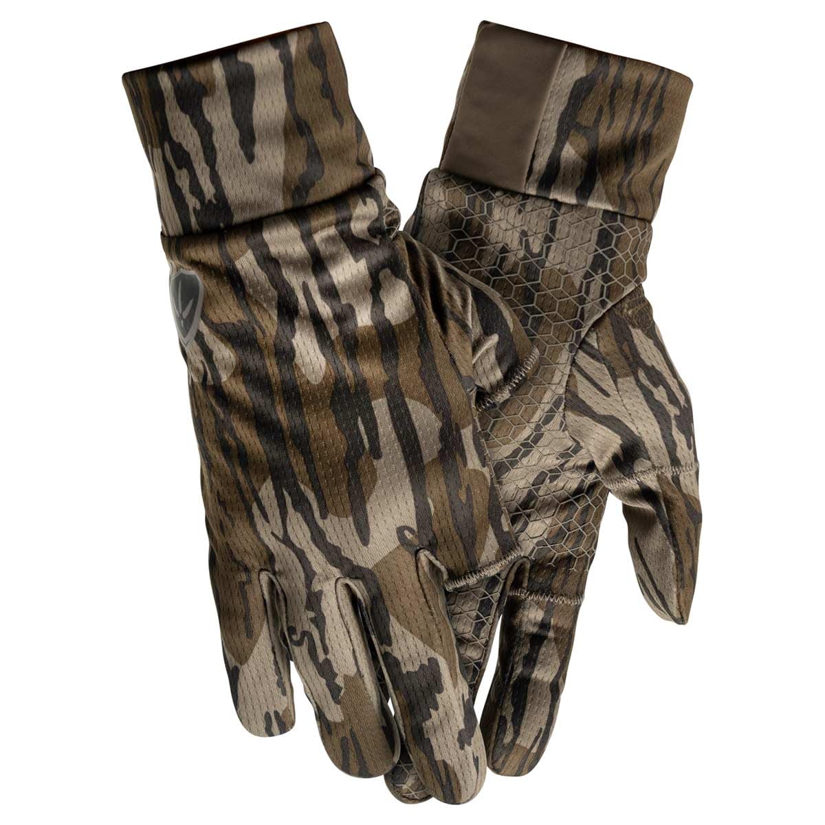 BLOCKER OUTDOORS Finisher Customizable Camouflage Hunting Gloves (MO Bottomland Original, Medium)