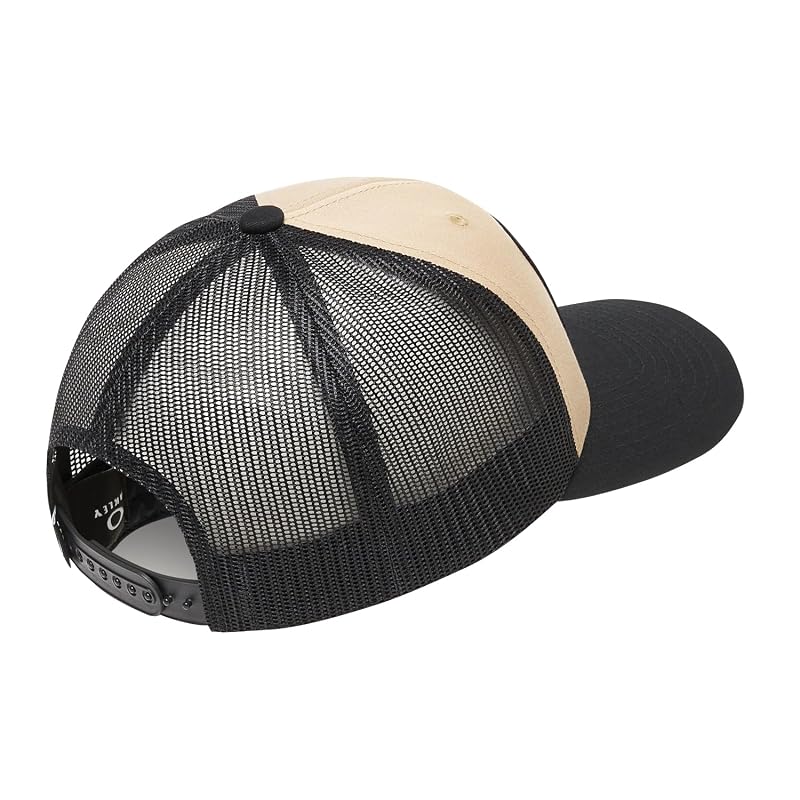 Oakley Original Trucker Hat Pebble - 6-Panel Mesh Back Adjustable Snapback
