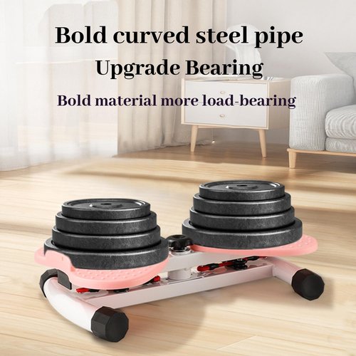 Flexforge Pilates Twister, Flex Forge Core Trainer - Full Body Workout, Non-Slip Twist Board, Flexforge Waist Twister Machine with Digital Display and Resistance Bands for Women/Men (Pink-B)
