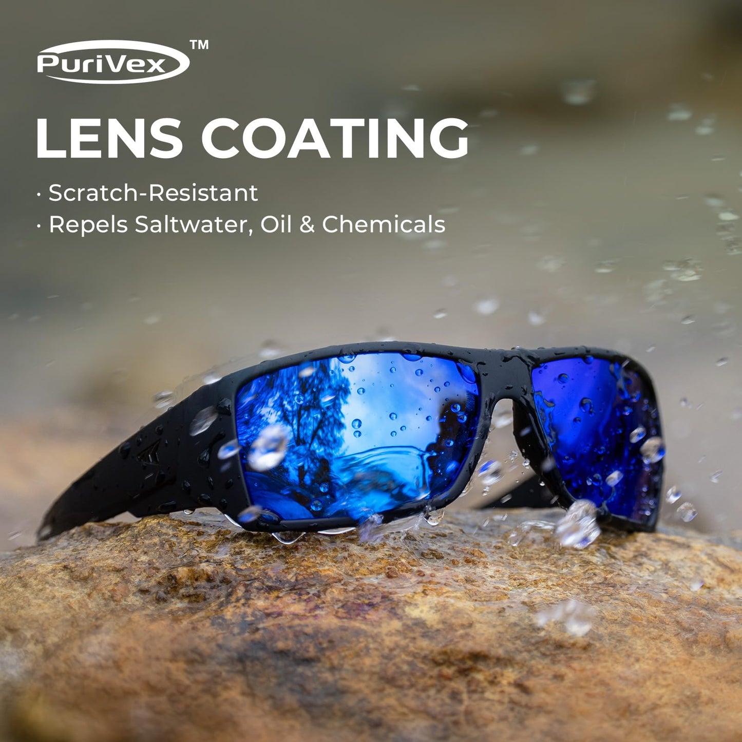 KastKing Iditarod Polarized Sport Sunglasses,PuriVex Protective Lens Coating Fishing Sunglasses,Ideal for Driving Fishing Cycling and Running,UV400 Protection,Durable Grilamid Frame
