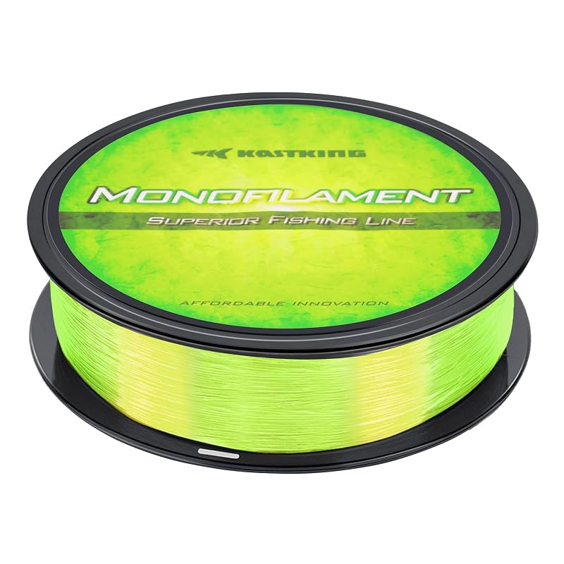 KastKing Premium Monofilament Fishing Line 30lb, Sunrise Yellow 300 Yards - Abrasion-Resistant Low Memory