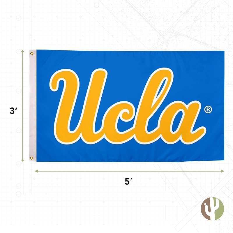 3x5 Ft UCLA Bruins Flag - Double-Sided Outdoor Banner, Officially Licensed