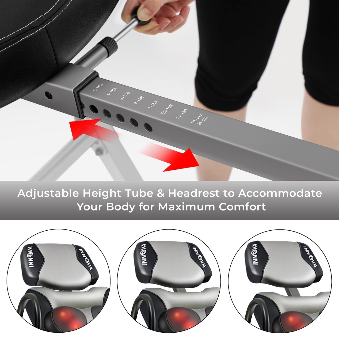 Innova ITM5000A Therapeutic Heat and Shiatsu Massage Inversion Table