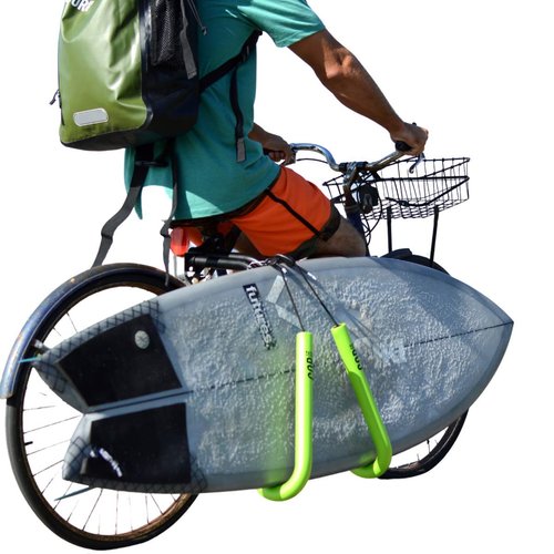 Surfboard Bike Rack | Adjustable Surfboard Bicycle Carrier Surfing Holder | Easily Attaches to Bike Seat by COR Surf