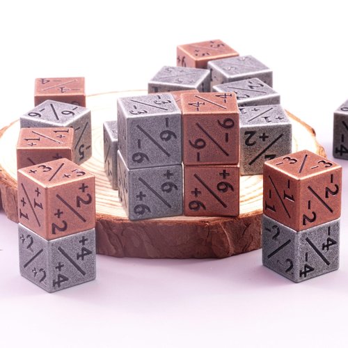 31 PCS Metal MTG Dice Counter Set, Magic Dice Counter, -1/+1 Counter 6-Sided Dice Set with Mini Role Playing Dice Set for MTG, Dungeons and Dragon, TCG, Tabletop Card Game Accessories