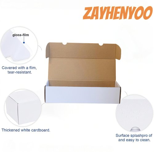 ZAYHENYOO Trading Card Storage Boxes 8 Pack Collectible Card Display Holder Trading Card Storage Cardboard Case Hold 4200 Cards
