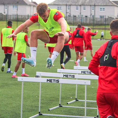 METIS Alloy Hurdles [Junior/Senior] - Adjustable Track and Field Equipment | Packs of 1, 5 or 10 (Pack of 5, Senior)