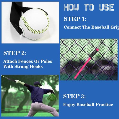 Baseball Resistance Bands for Pitchers – Pro-Grade Arm Strength & Pitching Bands | 5-Level Adjustable Resistance Bands for Baseball/Softball Training (All Ages)