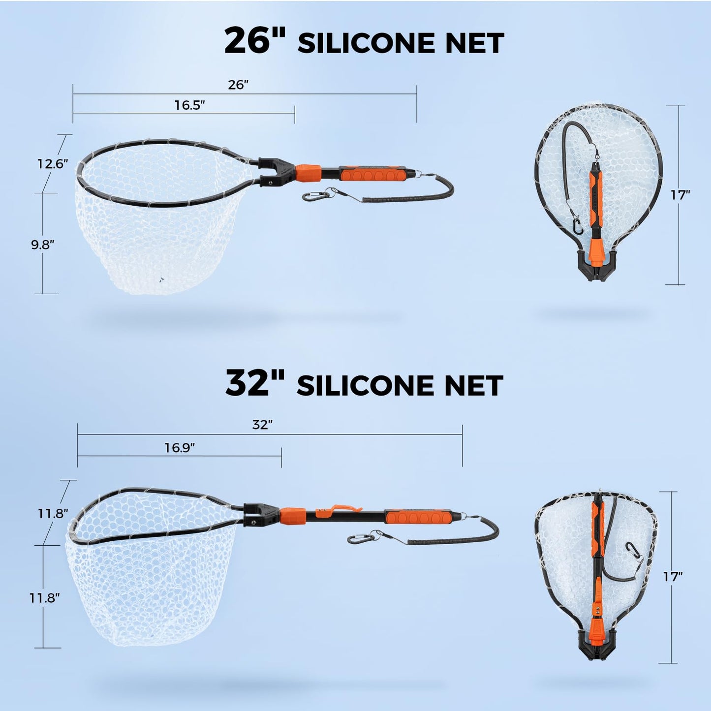 KastKing Titanet Landing Silicone Net 32" Full