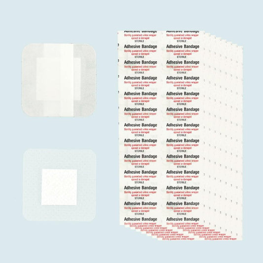 210PCS Waterproof Square Adhesive Bandages for Small Incisions Wound Care Flexible Bandages for First Aid and Hides Skin Spots(38mm,Transparent Color)