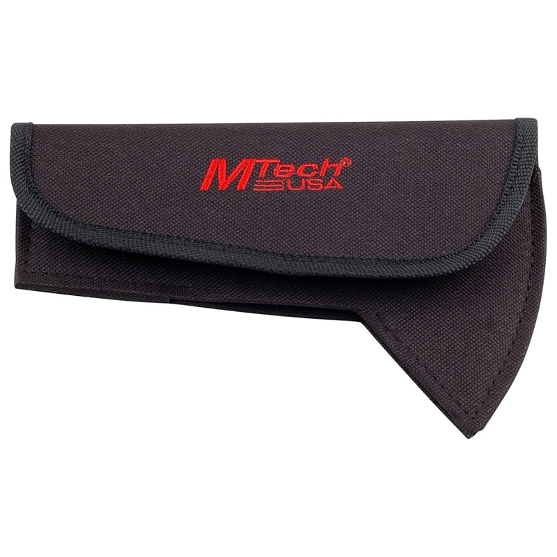 Camping Axe 15-Inch, Black Stainless Steel, Cord-Wrapped Handle — MT-AXE8 Variation Green