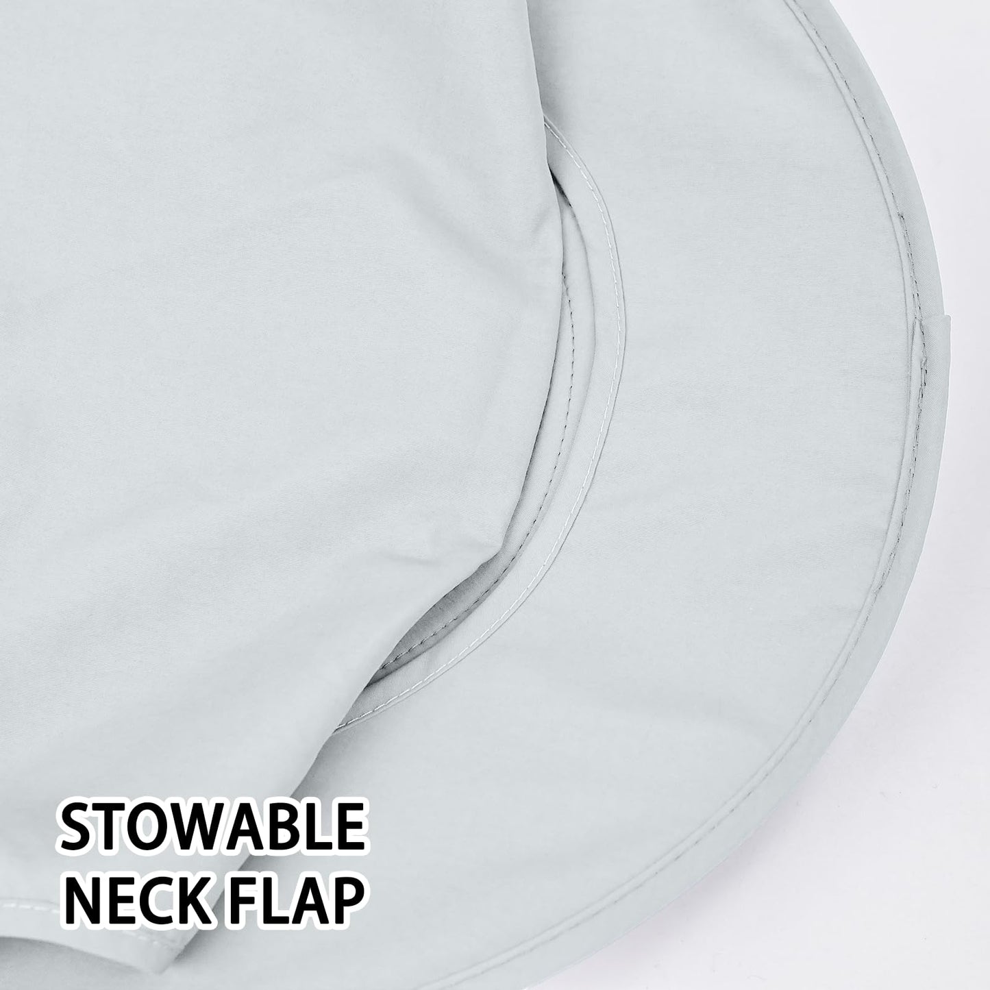 Sun Hats for Men Women Fishing Hat UPF 50+ Face Cover Wide Brim Bucket Hats Summer UV Protection Safari Hat with Neck Flap