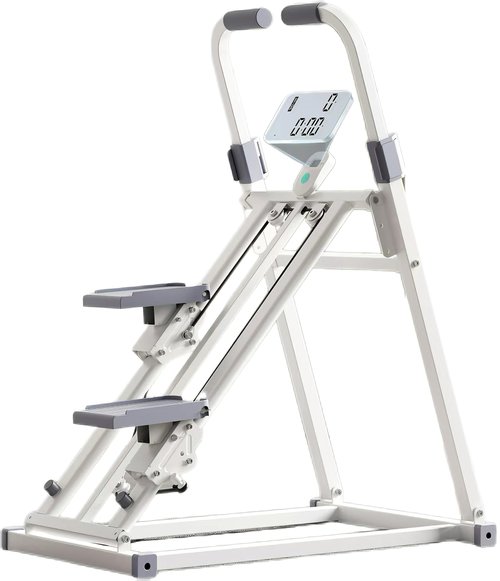 Foldable Stair Stepper Machine with Adjustable Handlebar & Step Counter - Compact Stair Climber for Home Gym, Cardio Workout Equipment, Space-Saving Step Machine for at-Home