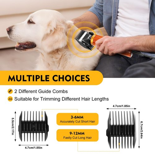 PANEKOLO Sheep Shears,Electric Sheep Clippers 8000RPM,Heavy Duty Livestock Grooming Kit with 33-Tooth Blade,Quiet Operation,Suitable for Sheep Alpacas Goats Thick Coat Animals