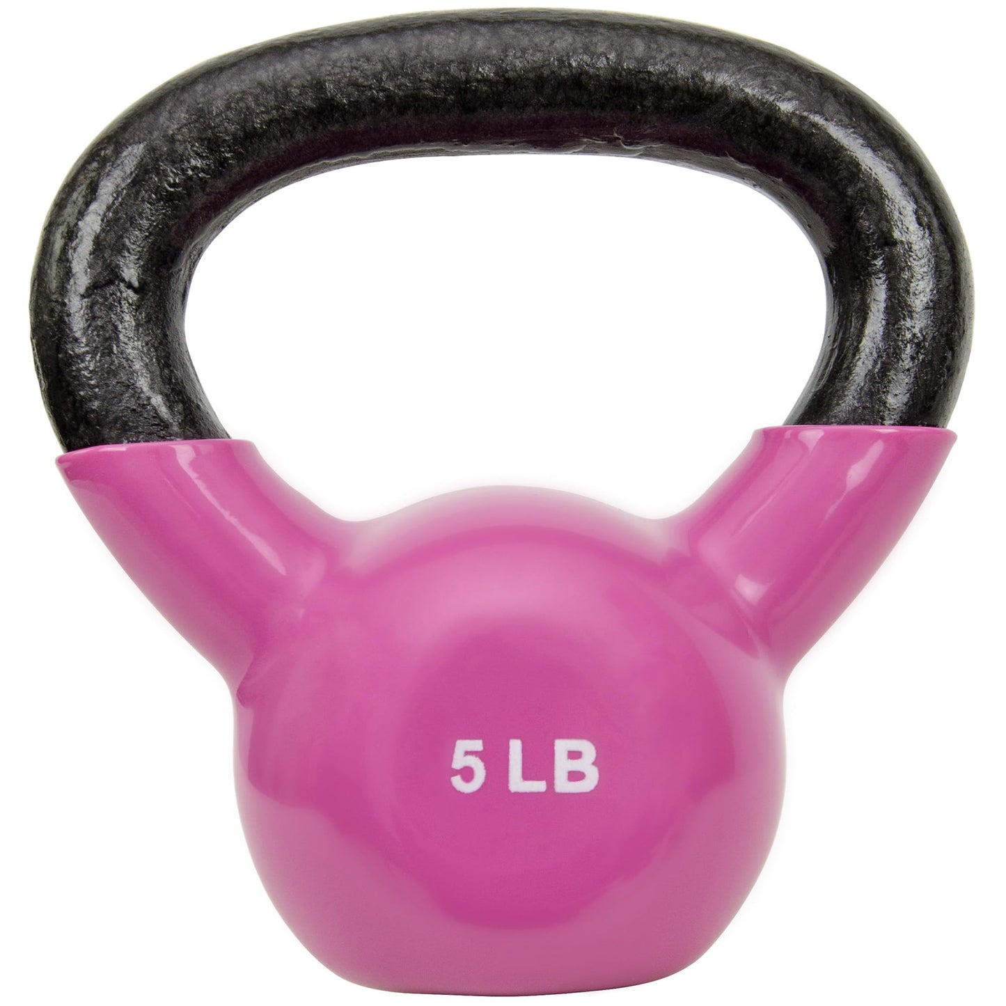 Sunny Health & Fitness Sunny Vinyl Coated Kettlebell (5-Pound)