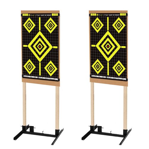 Atflbox Sight in Shooting Range Paper Target, 17X25 Inch High Visibility Target Paper for Indoor and Outdoor Shooting Practice, Suitable for Handgun, Pistol, Rifle, Airgun, Pellet BB Gun (25 Pack)