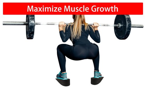 Squat Wedge Block by SEWD - Non-Slip Slant Board for Elevated Heel Squats, Knees Over Toes, Deadlifts – Perfect for Reverse Step Ups and Split Squats.