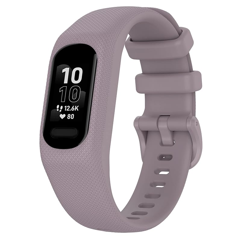 5 Pack Bands Compatible with Garmin Vivosmart 5 Watch - Small Size, Silicone Replacement Sport Straps (Variation: 5 Pack A+Small Size)