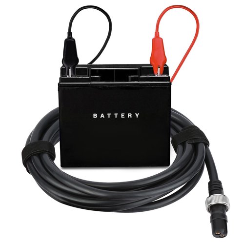 Electric Fishing Reel Power Cord - 10Ft Battery Connection Cable Fits for Daiwa Tanacom 1000 750 500, Seaborg 500MJ, Shimano, BeastMaster, Leobritz, ForceMaster