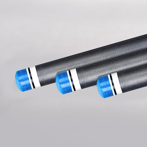 RHINO TIME Crystal Pool Billiard Cue Tip - 14mm/ Blue/Hardness: TIME 1 Super Soft/Pack 1