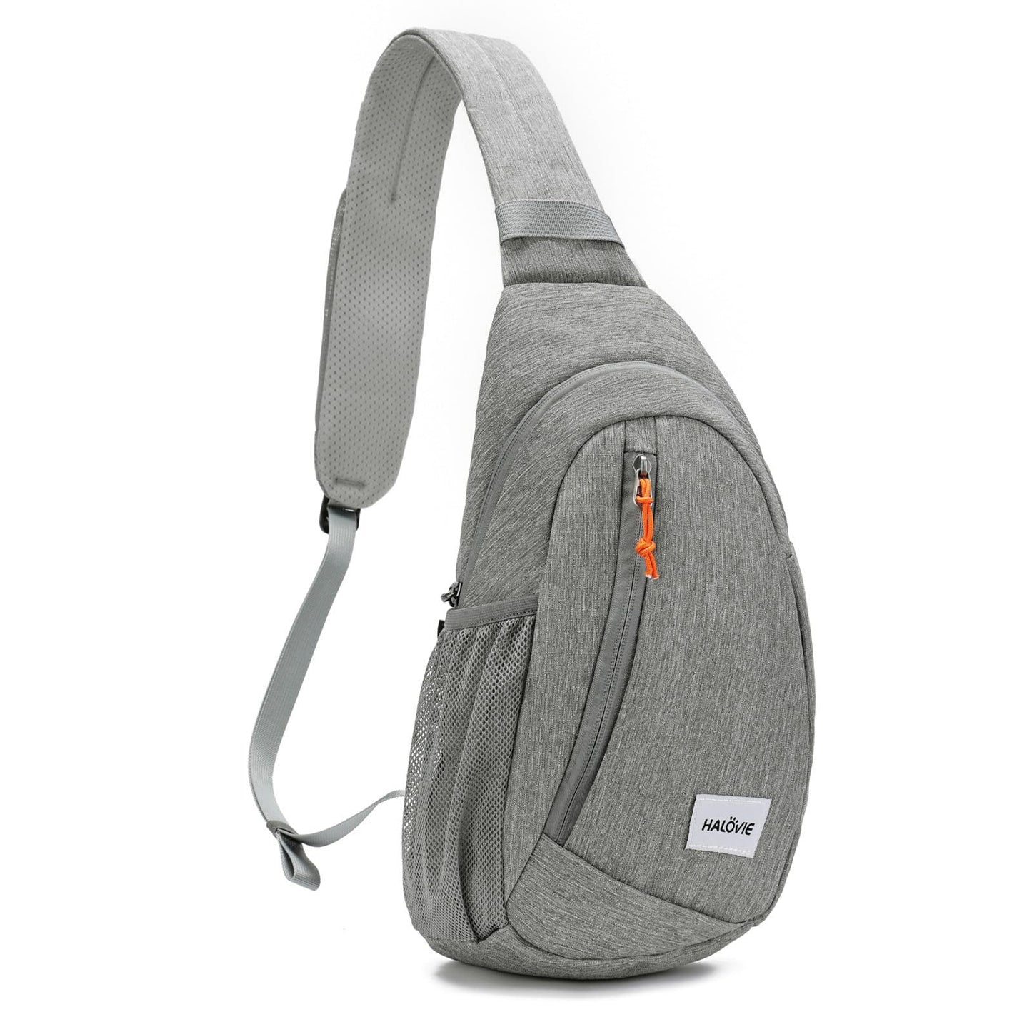 HALOVIE Anti Theft Crossbody Sling Bag RFID Travel Sling Backpack Lightweight Hiking Shoulder Chest Bag for Walking Work