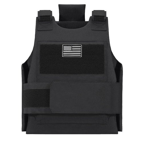 KUIEDIS Tactical Vest Outdoor, Light Adjustable Training Protective Vest,Suitable for Police Fbi Vest Gilet Equipment