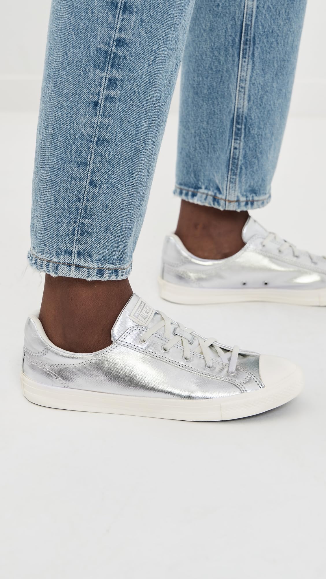 Converse Women's Chuck Taylor All Star Dainty Lucky Metal Sneakers