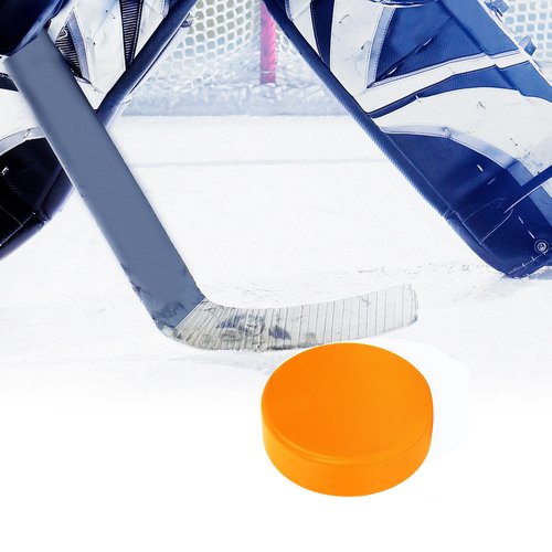 AceFox Weighted Ice Hockey Pucks Heavy Training Puck, 10 oz, Diameter 3'' Thickness 1'', 6 Pack