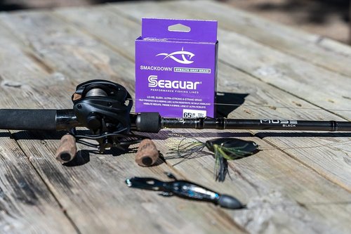 Seaguar Smackdown Low Visibility Braided Fishing Line - 30lb, 300yds Break Strenth/Length, Stealth Gray - 30SDSG300
