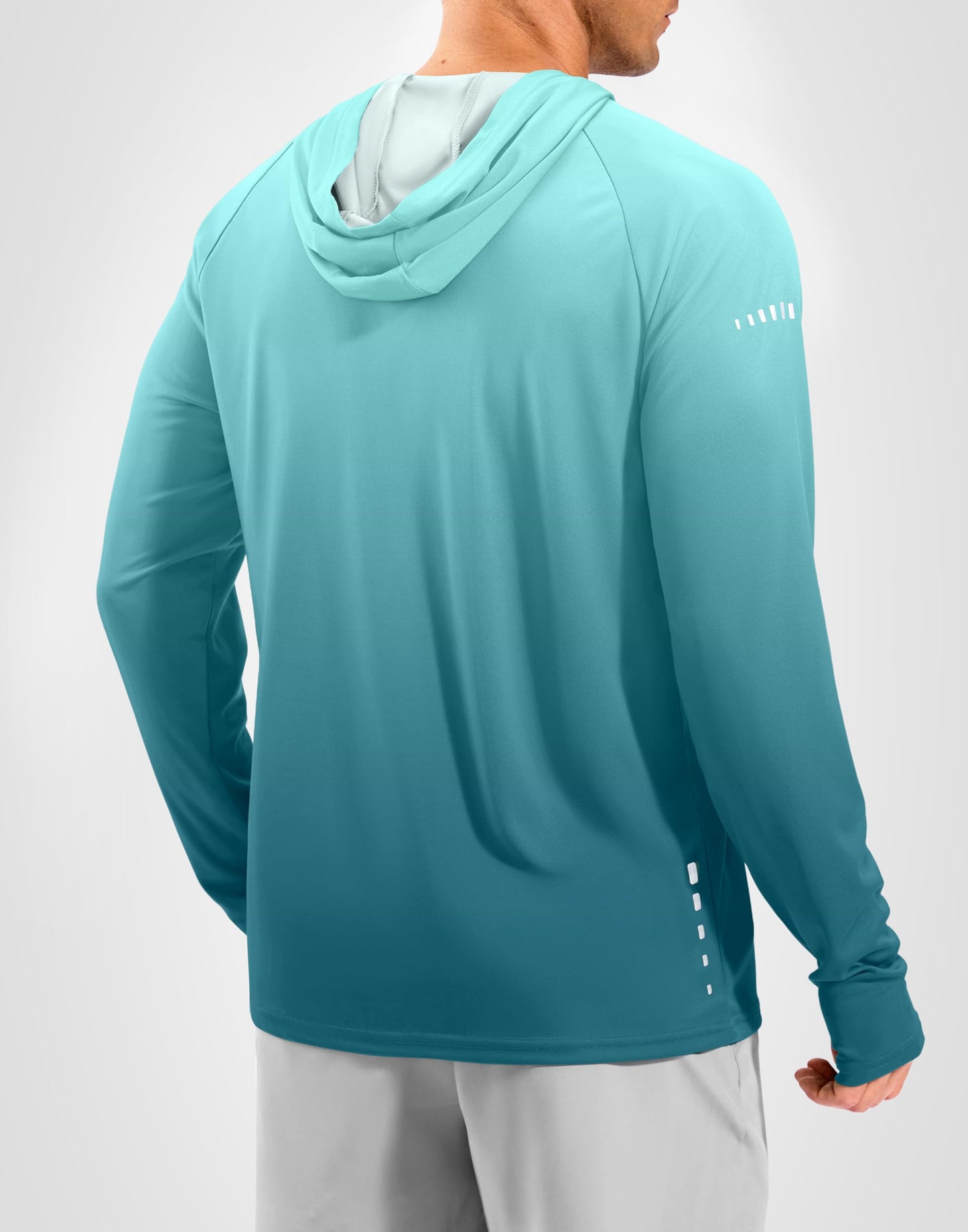 Men's Sun Protection Hoodie Shirts Long Sleeve UPF 50+ Swim Shirts for Men Rash Guard Fishing Shirt Quick Dry