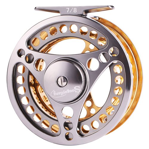 Sougayilang Fly Fishing Rod Reel Combo with Lightweight Portable Rod and CNC-machined Aluminum Alloy Reel, Complete Starter Package
