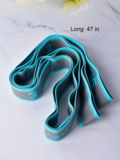 Stretch Strap with Loops, Exercise Elastic Band for Pilates Yoga Dance Gymnastics for Women & Men