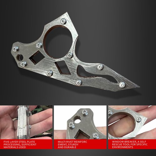 Tactical Knife Multitool - Women's Self Defense & Survival Gift - Mother's Day & Birthday Gift - Window Breaker
