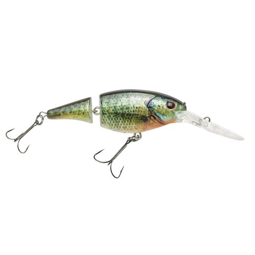 Berkley Flicker Shad Jointed Fishing Lure, HD Bluegill, 1/3 oz, 2 3/4in | 7cm Crankbaits, Size, Profile and Dive Depth Imitates Real Shad, Equipped with Fusion19 Hook