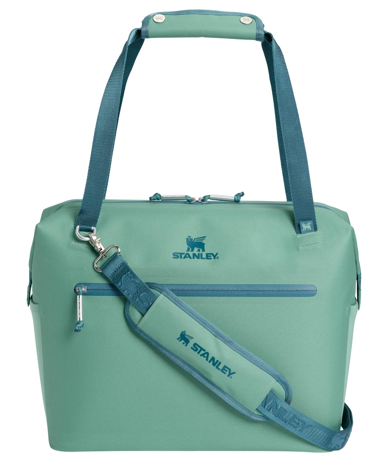 Stanley All Day Julienne Max Soft Cooler Bag and Lunch Box 20 Quarts | 30 Can Cooler with Handles and Strap | Stays Cold for a Day | Insulated Travel Bag with Zipper | BPA-Free | Spring Green