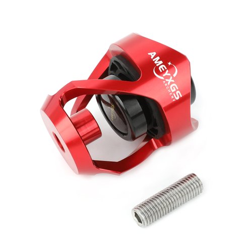 limaity Archery Bow Stabilizer Weight Balance Bar Shock Absorber Universal 5/16 Thread for Bow Riser Balance Rods Counterweights Accessories (Red)