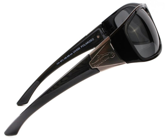 Fishoholic Polarized Fishing Sunglasses with Metal Logo UV400 Fishing Gift with Hard Case and Pouch