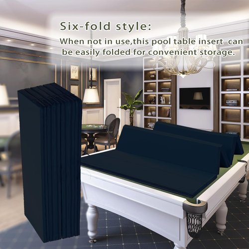 takor Billiard Pool Table Insert, Foam Pool Table Insert for Table Conversion, Convertible Dinning Table Insert, Table Cover (Black)