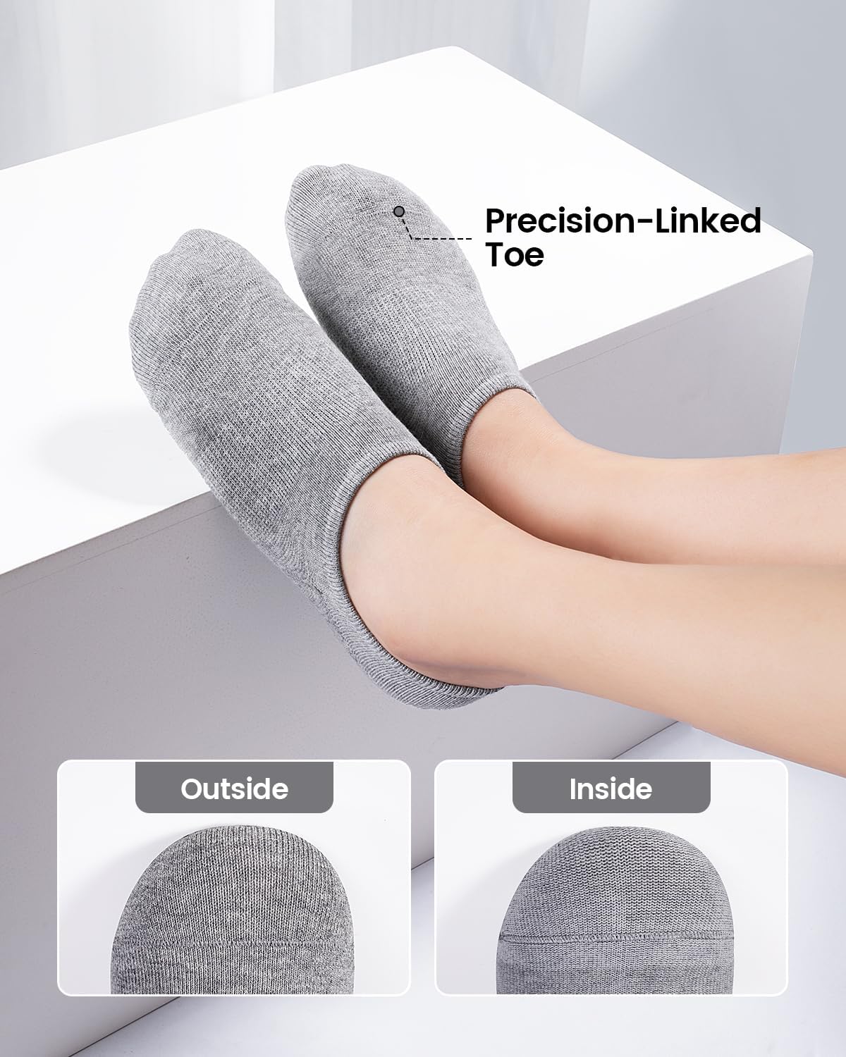 IDEGG No Show Socks Womens and Men Low Cut Ankle Short Anti-slid Athletic Running Novelty Casual Invisible Liner Socks