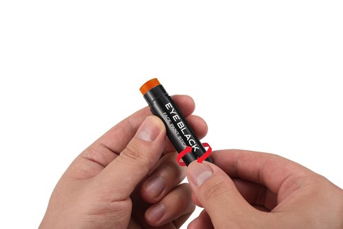 DALVGFN ORANGE EYE BLACK STICK, Anti-Glare Eyeblack For Baseball Football Softball Lacrosse, Sweat-Proof Eye Black Grease Paint For Adults Kids, Smooth & Long Lasting, Rich Full Coverage Color