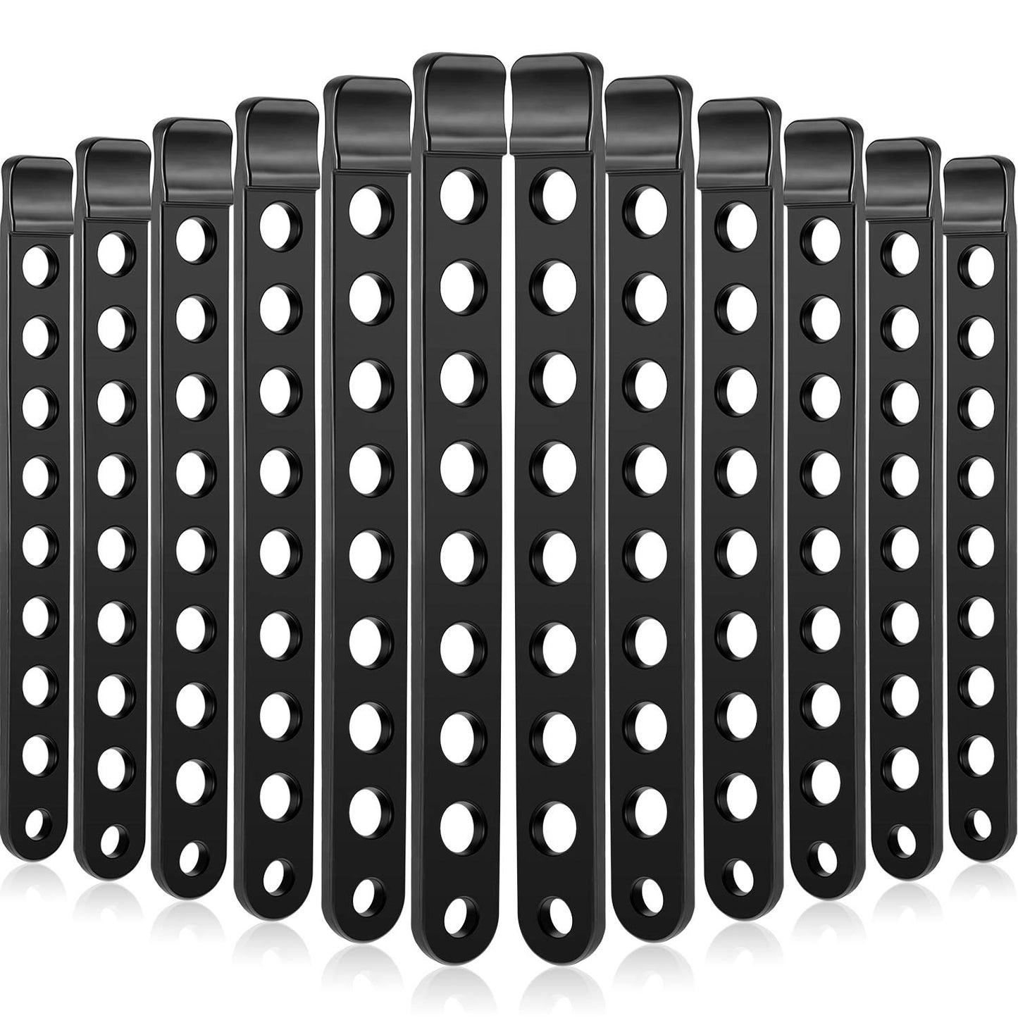 12 Pieces Bike Rack Strap Bike Wheel Stabilizer Straps Bicycle Rack Cradle Replacement Cycling Rubber Chain Compatible with Thule 534