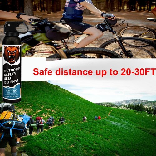 Pepper Spray Easy Carry and Fast Access, Secure and Easy to Use Safety with Holster Pepper Spray for Both Women and Men Quick Release