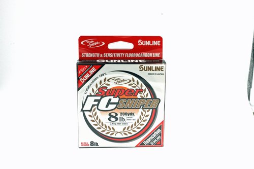 Sunline Super FC Sniper Fluorocarbon Fishing Line, 8 Pound 200 Yards, Natural Clear