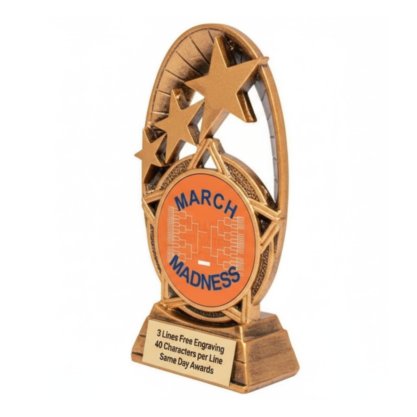 Same Day Awards March Basketball Madness Trophy
