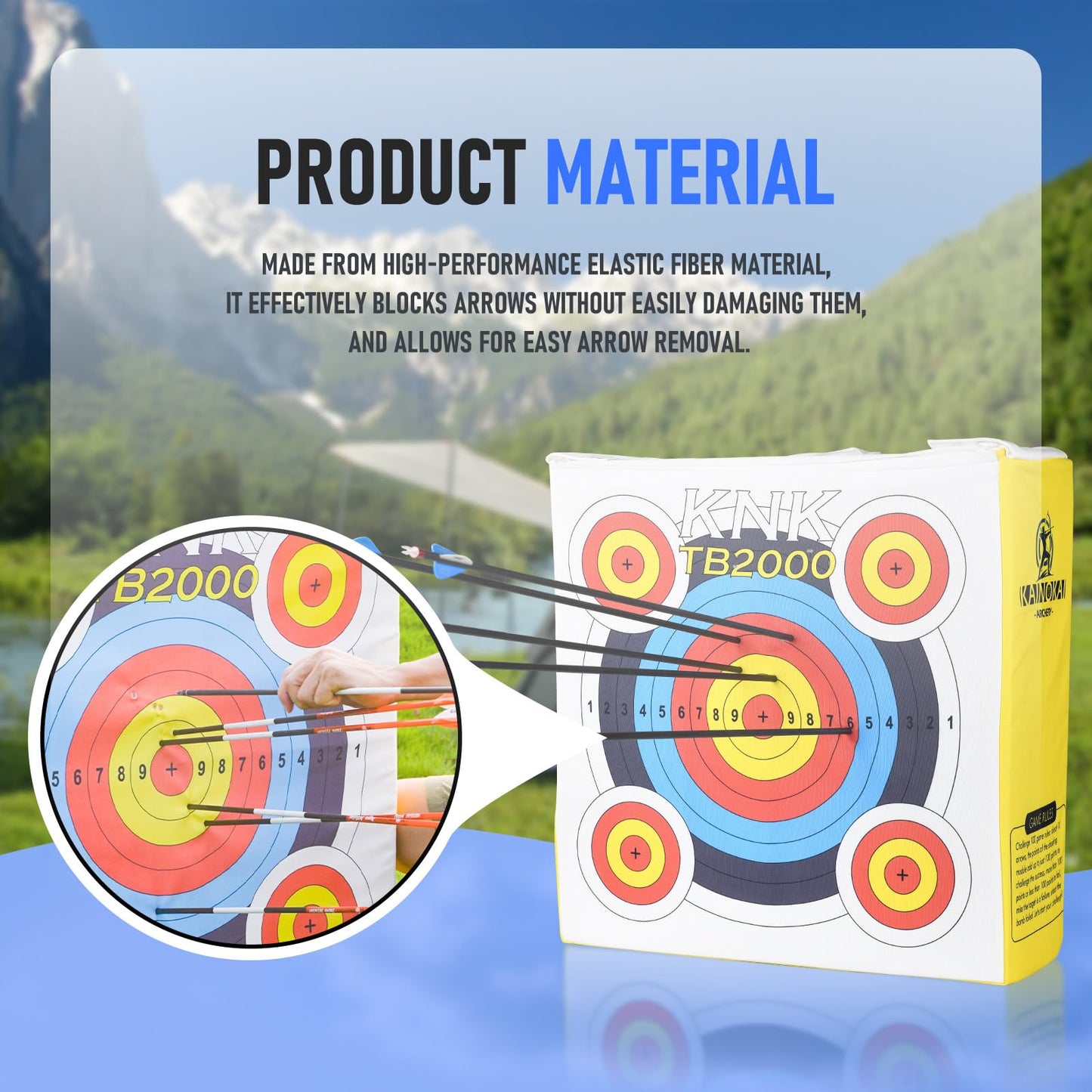 KAINOKAI Large Archery Target Bag Target Available 24" & 32" (24")