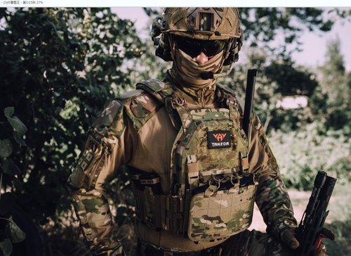 BOMTURN Tactical Vest for Men Quick Release Laser-Cutting Modular Vest for Outdoor